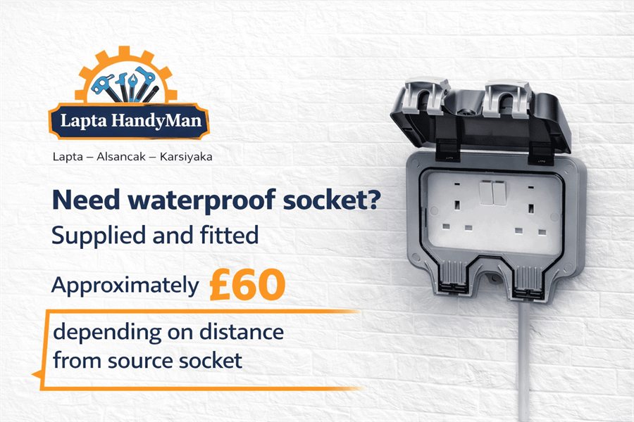 Waterproof outdoor electrical socket