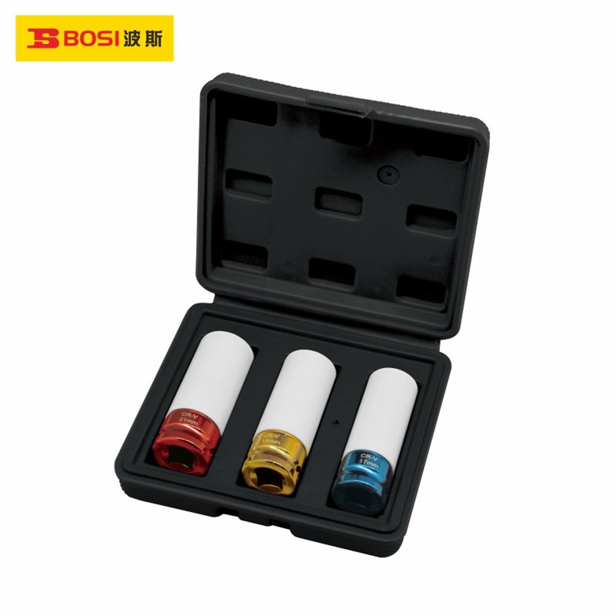 Bosi Socket Set 1/2'' 17MM-19MM 3 Piece
