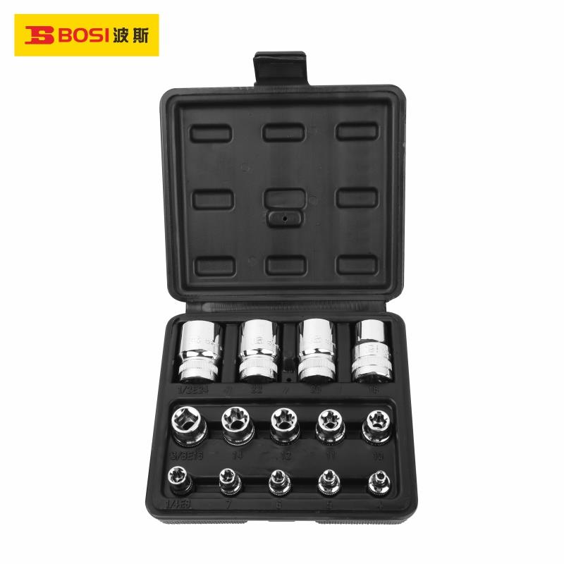 Bosi Socket Set Torx Tipi 14 Piece
