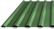 Roof Panel Synthetic Trapezoidal Green En 1.07 Meters