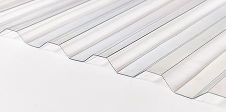 Roof Panel Trapez Fiberglass Peach UV En 92CM