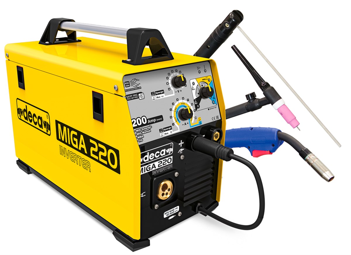 Deca Miga 220 Sub-Gasoline (Mig+Tig+Örtülü) 200A