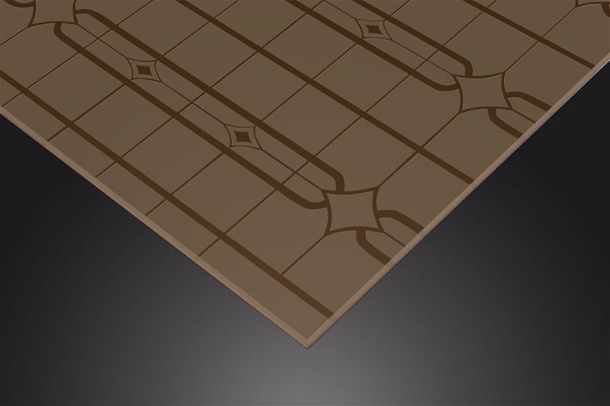 Max Decorative Glass Bronze 4MM Rug (m2 price)