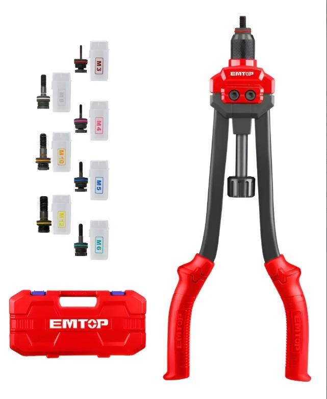Emtop Rivet Gun 400MM (M3-M4-M5-M6-M8-M10-M12)