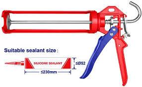 Emtop Silicone Gun With Aluminum Handle 230MM