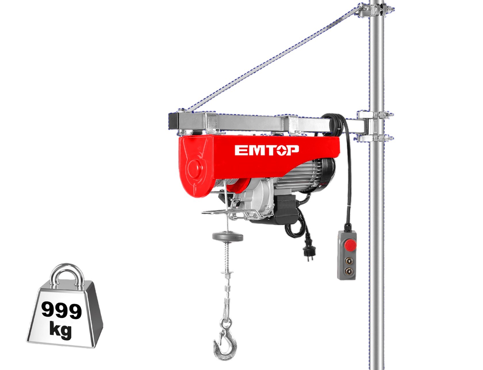 Emtop Crane 500/999 Kg 1600W