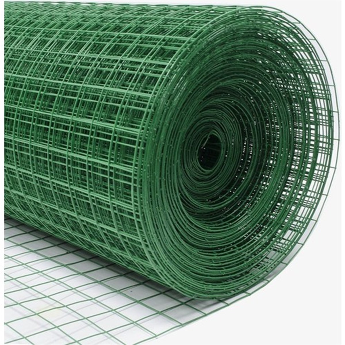 Galvanized Square Wire Green Plastic Coated 1/2'X1/2' (1 Meter Price)