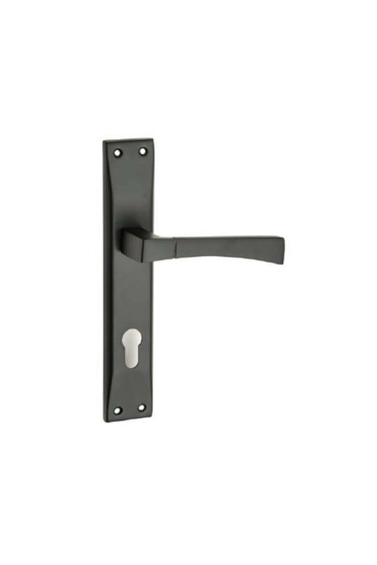 Door Handle Half Handle Mirrored Matte Black