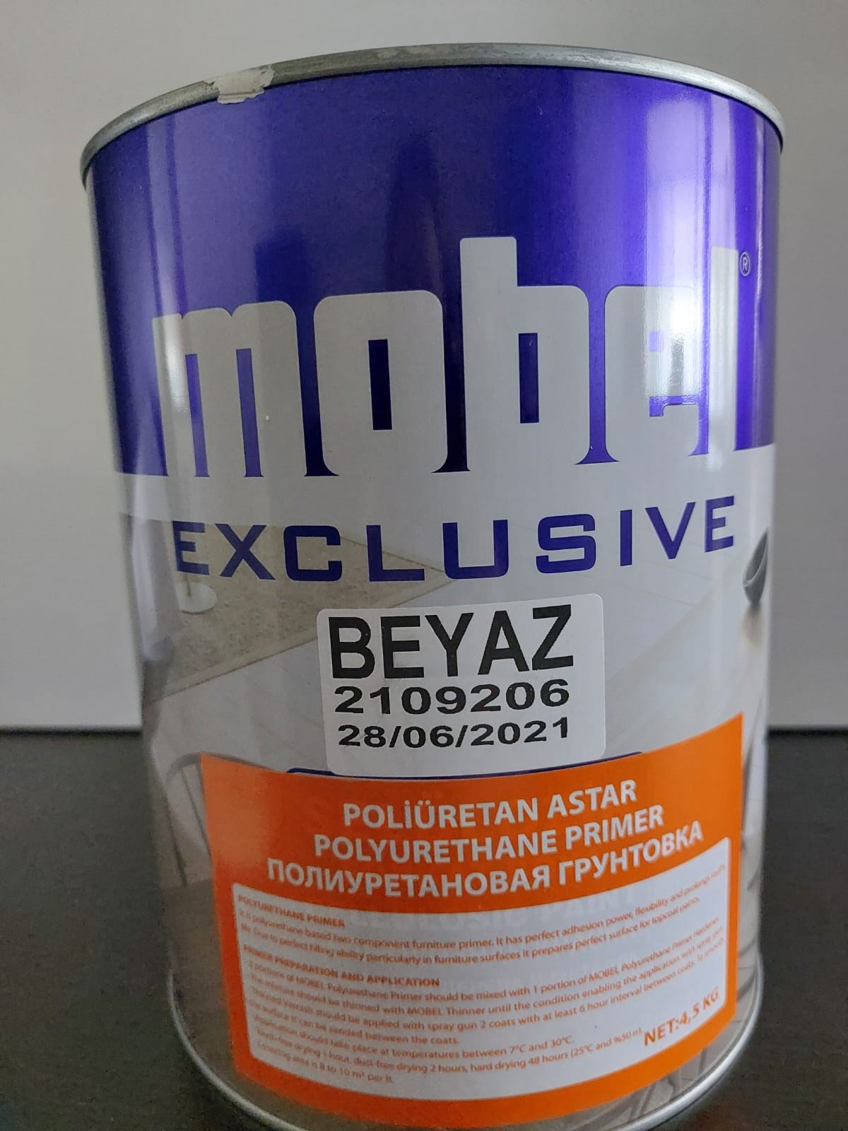 Mobel Polyurethane Primer White
