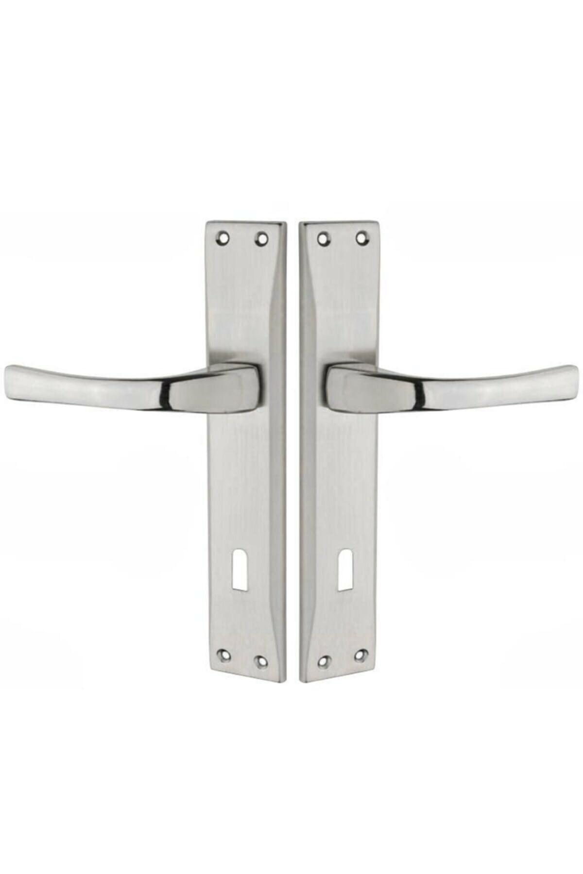 Door Handle Aleminium Nickel Belt
