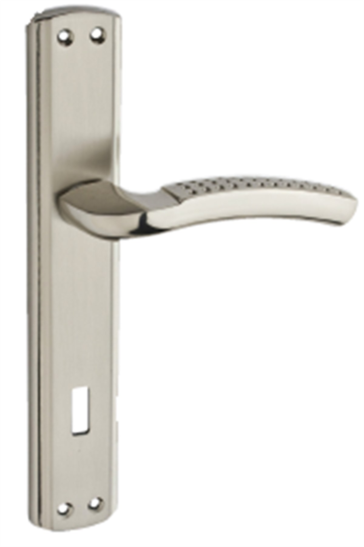 Door Handle Aleminium Nickel Narin