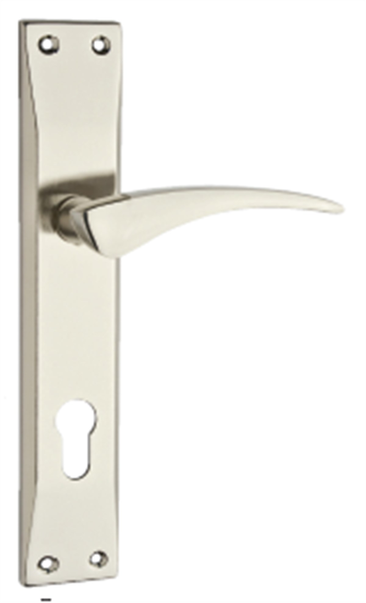 Door Handle Aleminium Nickel Palm