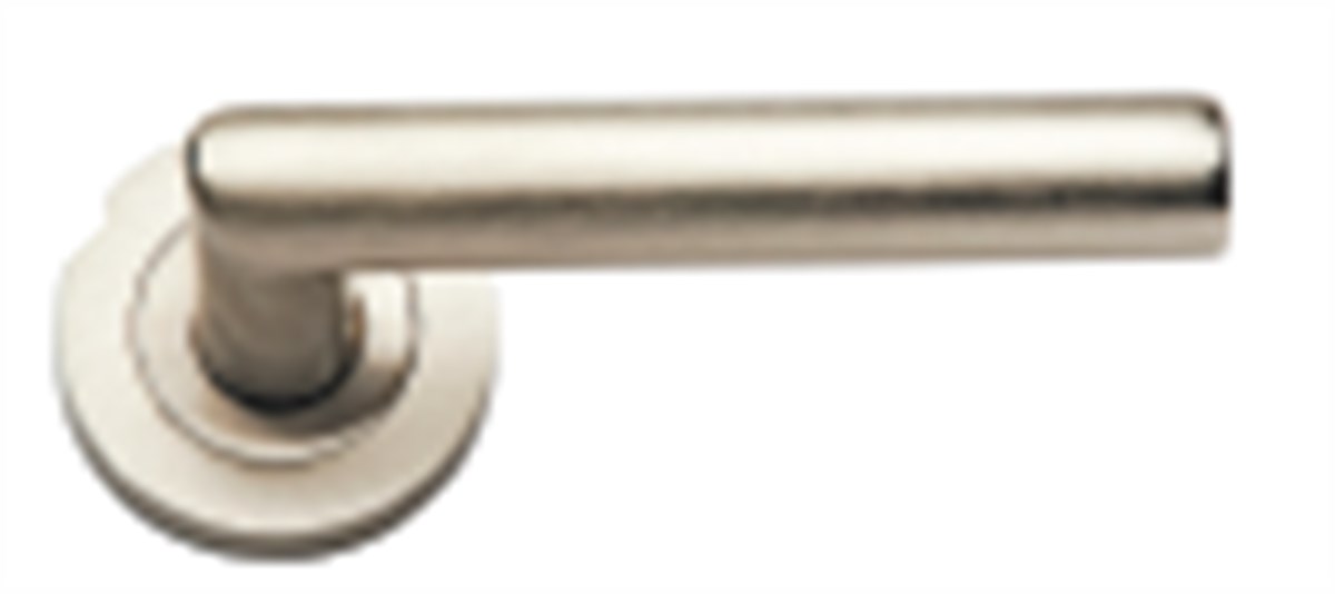 Door Handle Aleminium Badge Nickel Delta