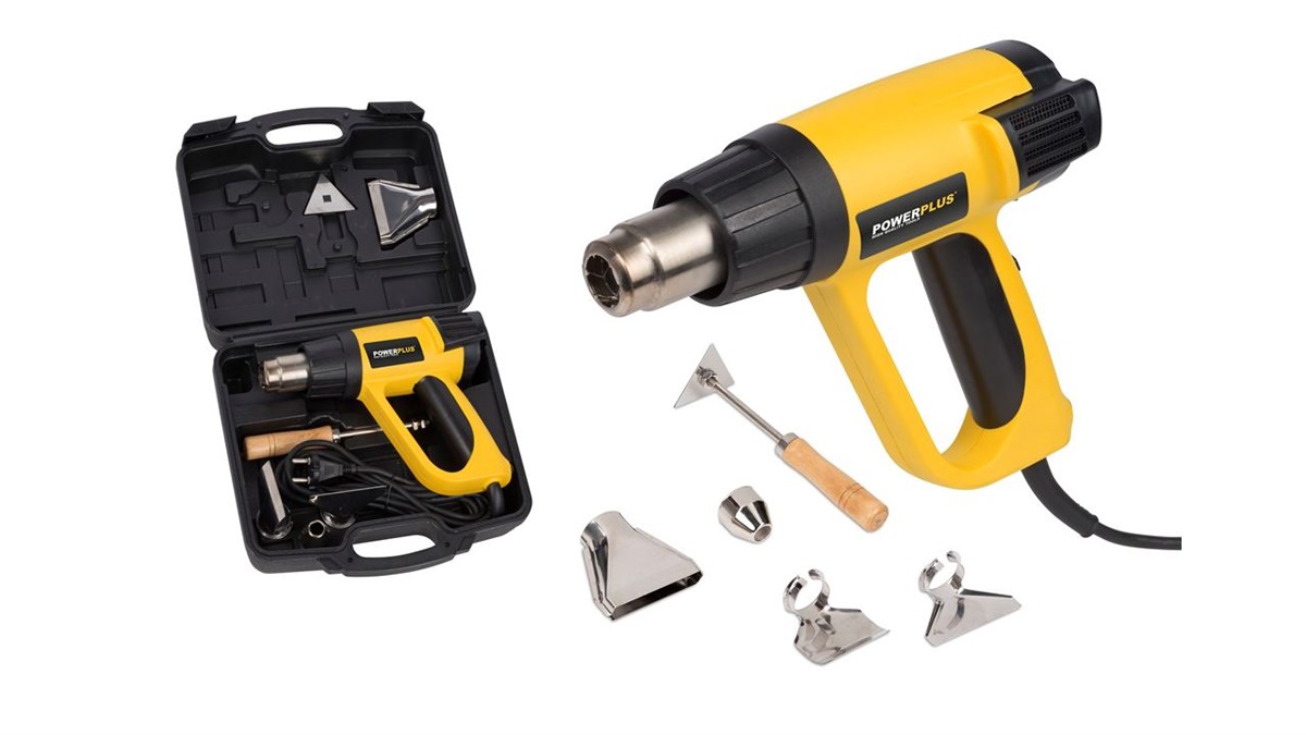 Powerplus Hot Air Gun Digital Screen 2000W