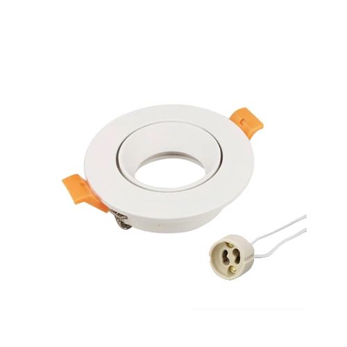 Spot Case White Round 9 Cm THR-GU10-W