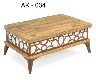 Serrated Coffee Table Atlantic Pine