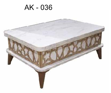 Serrated Coffee Table Marble