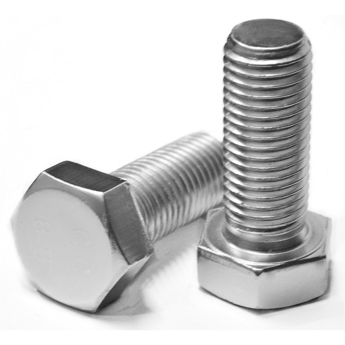 Standard Bolt Steel Bolt White DIN 933