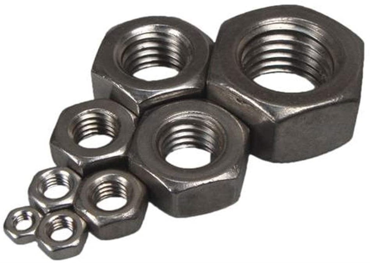 Standard Bolt Nut Stool Black DIN 934