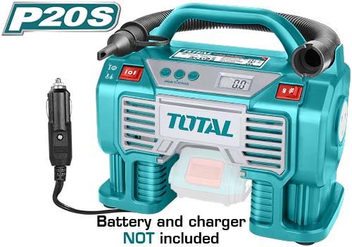 Total Air Compressor Automatic Dc12V- 10A- 10 Bar