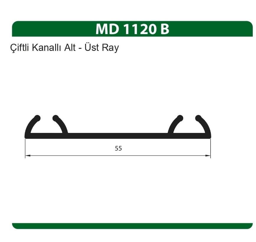 Superior Cabinet Bottom Rail Mat 5 Meter Chrome