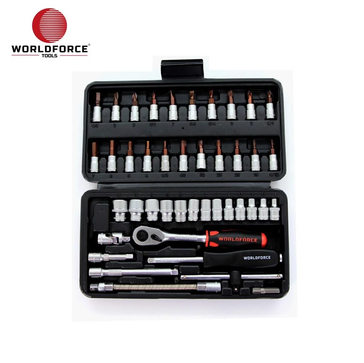 World Force Socket Set 46 Piece S-Ultra 1/4''