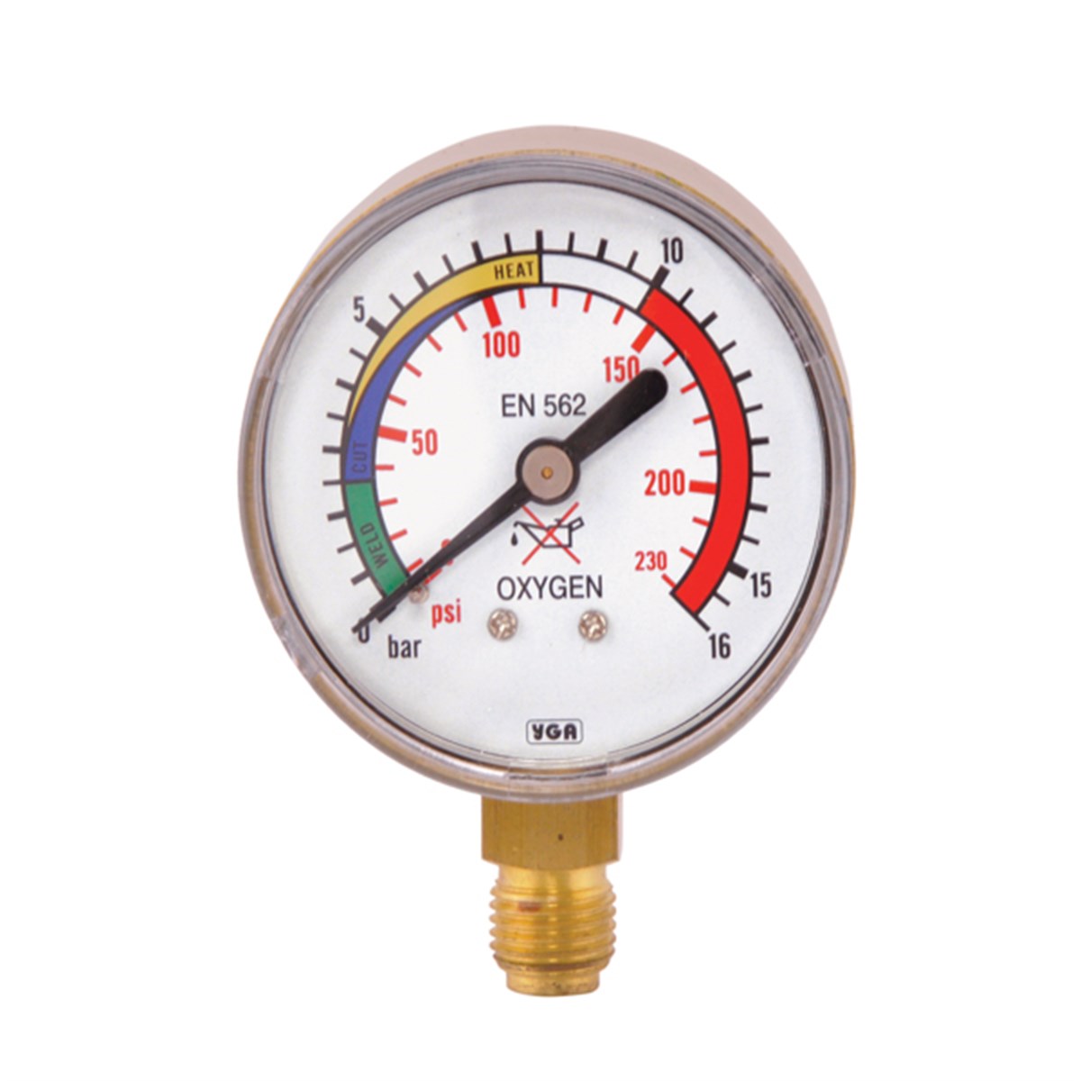 Star Gas Pressure Indicator 0-16 Oxygen Output