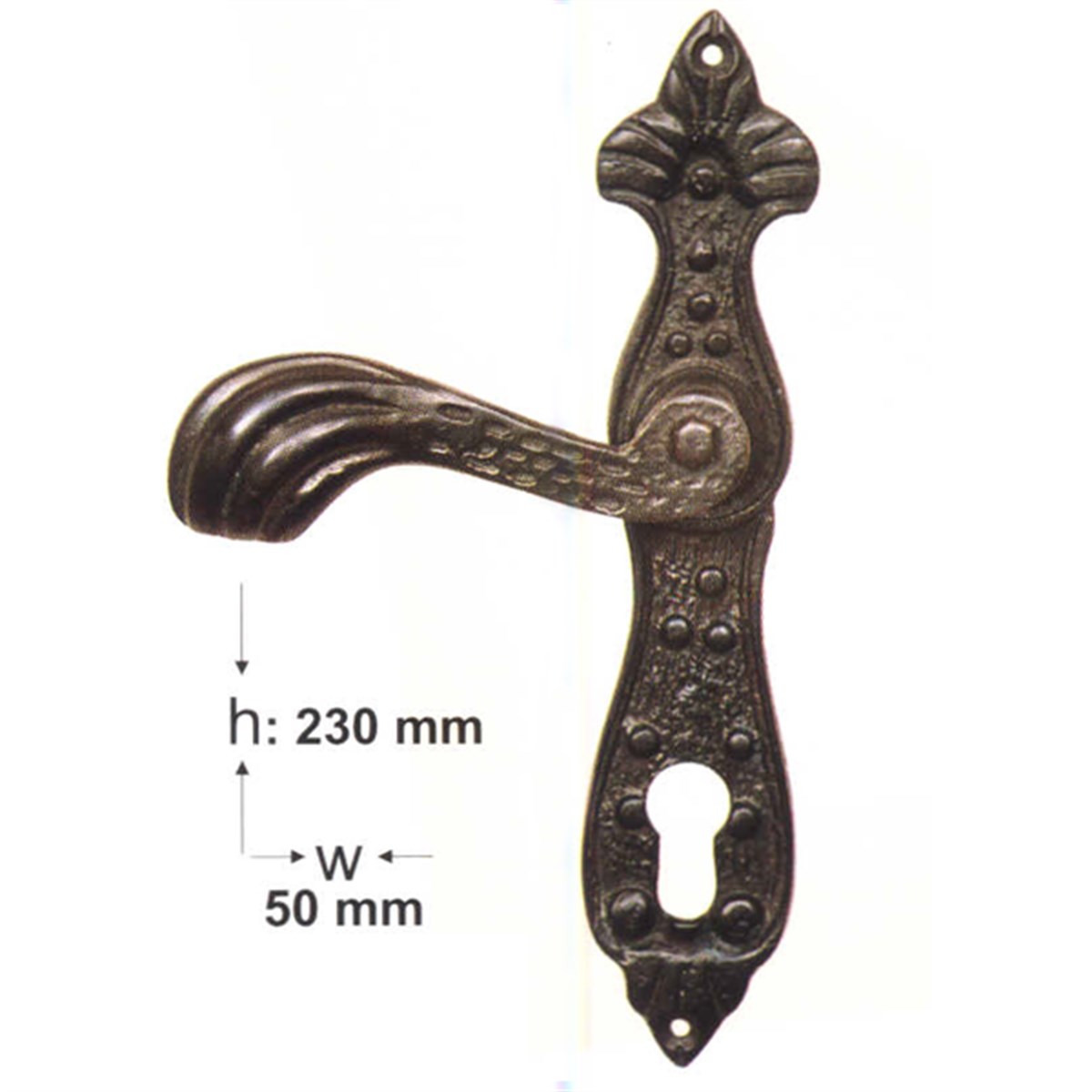 Yılmaz Bronze Door Handle Oxide A-145