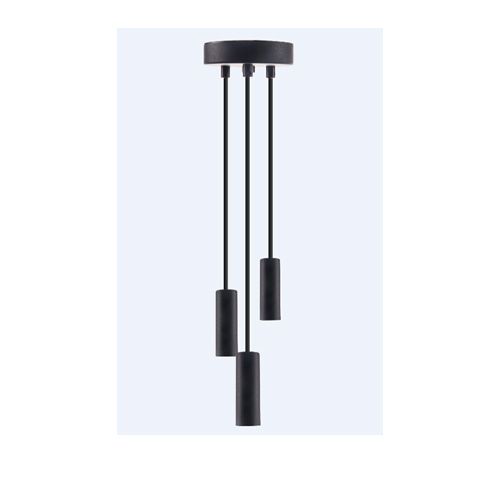 Suspension Lamp With Tip Black 20CM 1.5M E27 SMP3BLA1 D1: