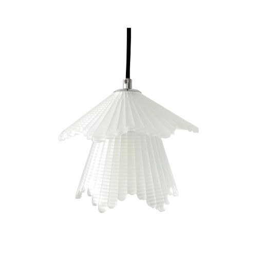 Pendant Light With Handle White Glass 4W 4K SM927C E1: