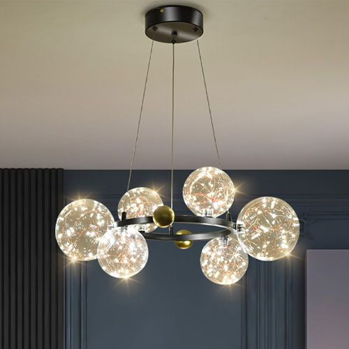 Pendant light 6 Pieces Ball LED 3K HY-P011-6 B1: