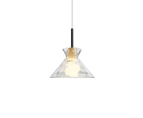 Pendant light Single Glass Bowl 2 E27 P-BL061B E2: