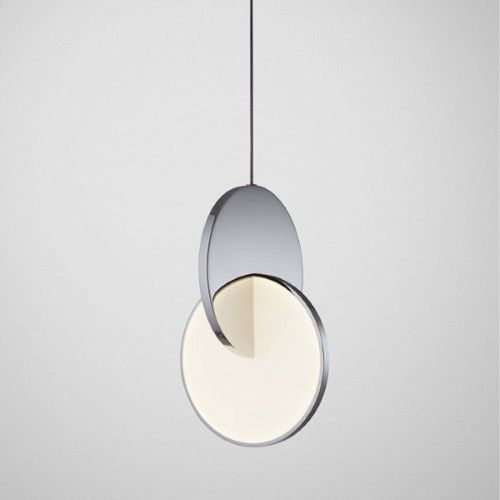 Pendant light Silver Two Round LED 4K NHB3035T/SV D3: