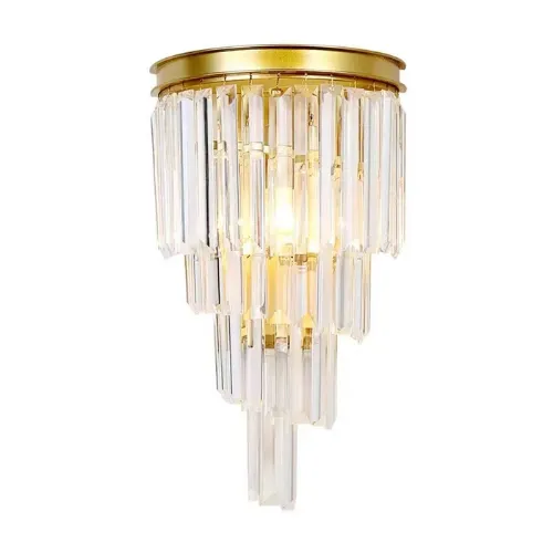 Wall light. Crystal Half Gold E14 W-HY014K A4: