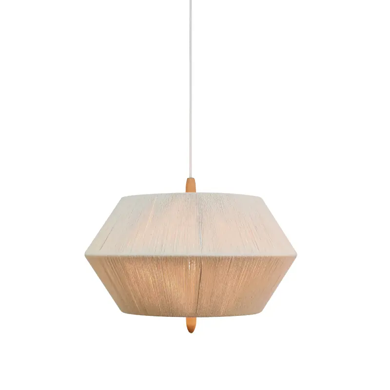 Chandelier Bohemian Pendant Lamp Single Wooden Natural Ø45cm