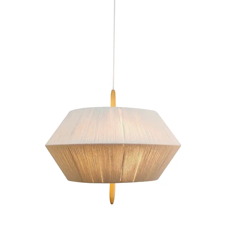 Chandelier Bohemian Pendant Lamp Single Wooden Natural Ø60cm