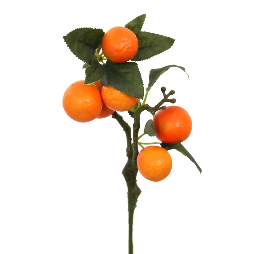 Artificial Orange Branch 45cm