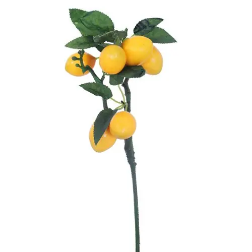 Artificial Lemon Branch 45cm