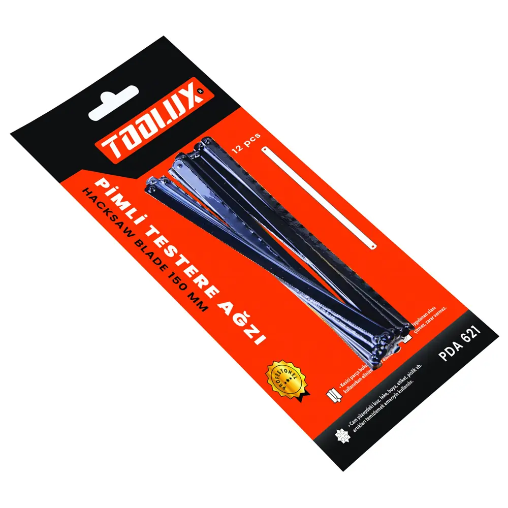 TOOLUX Pin Saw blade 12pcs 150mm