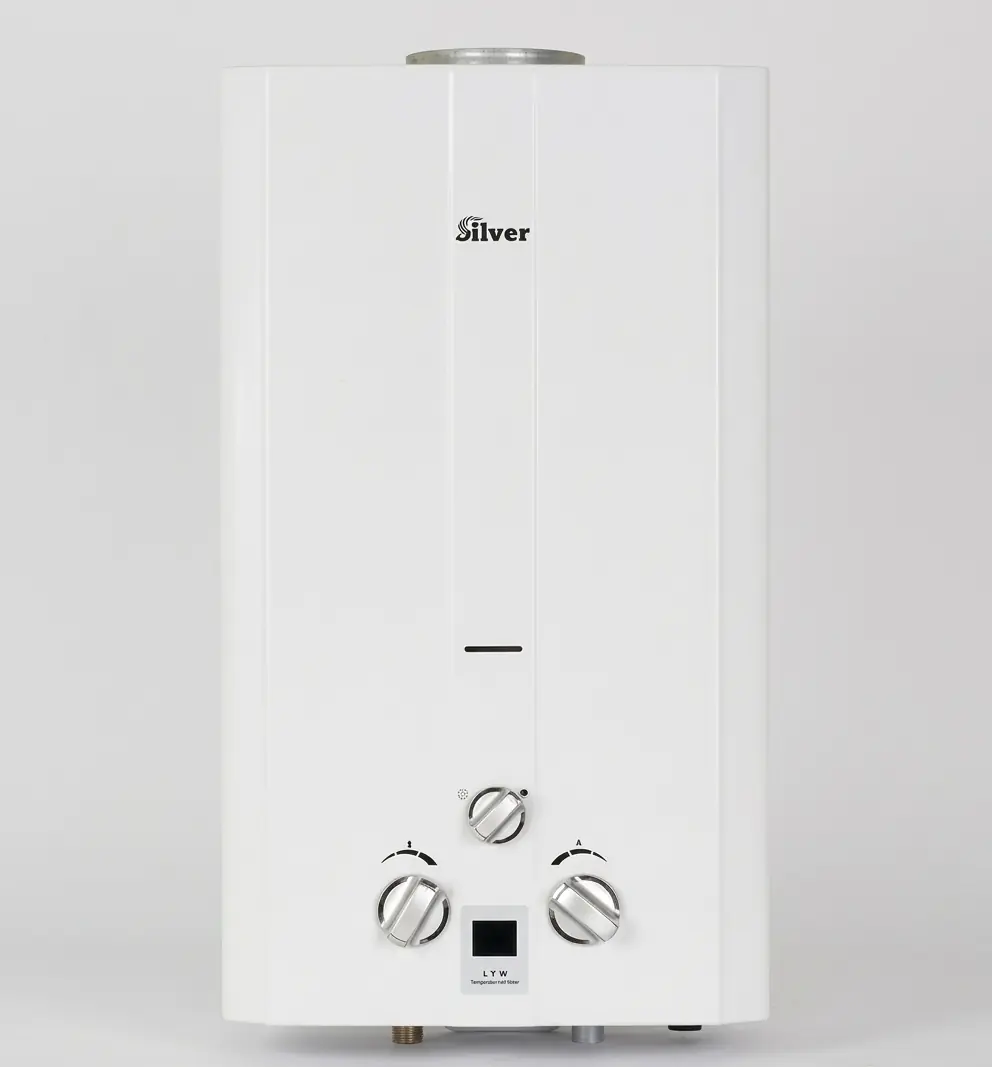 Gas Water Heater 10 Lt Silver