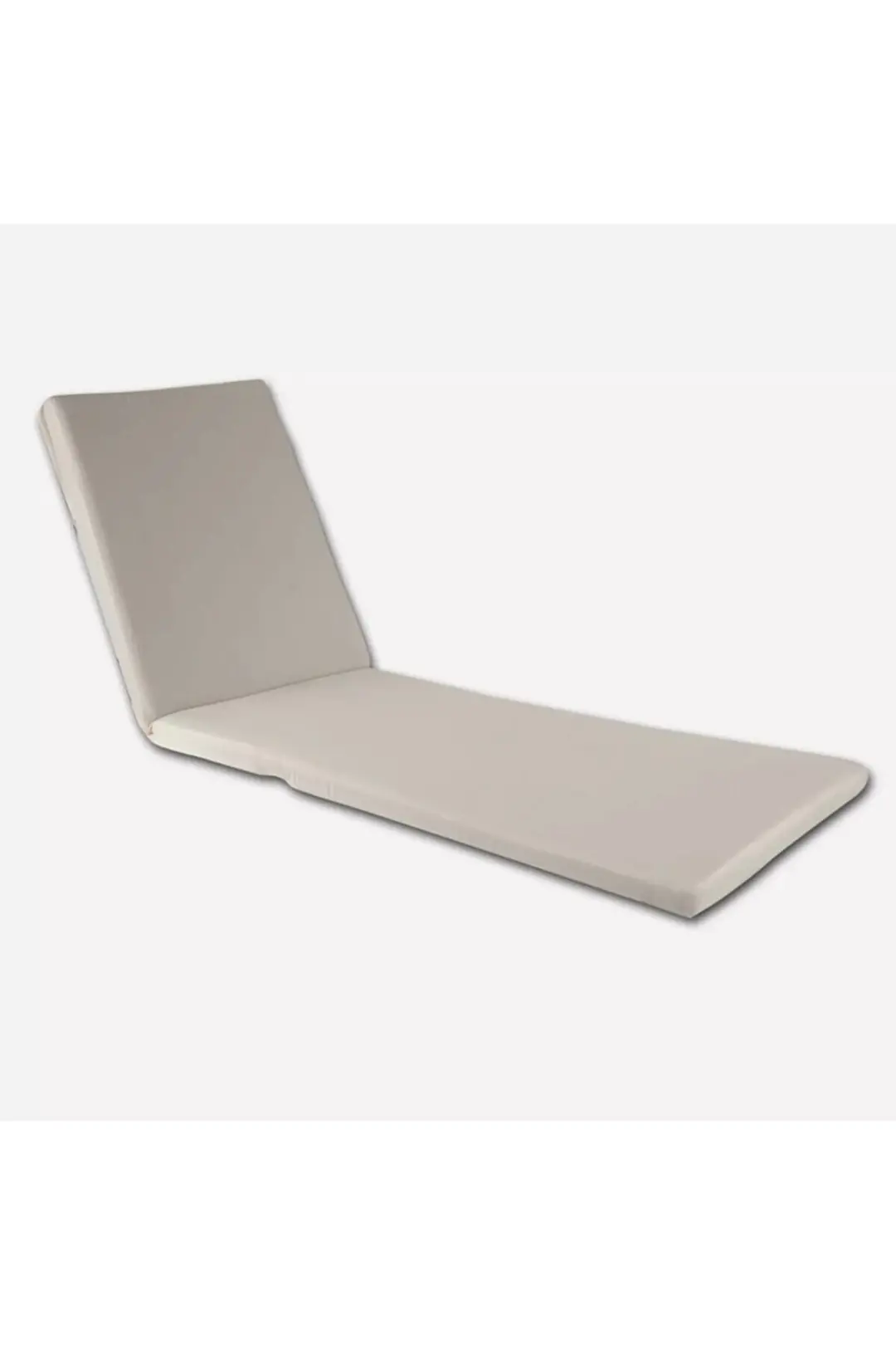 Sunbed Cushion Sponge 57*170*4.5 cm Gray