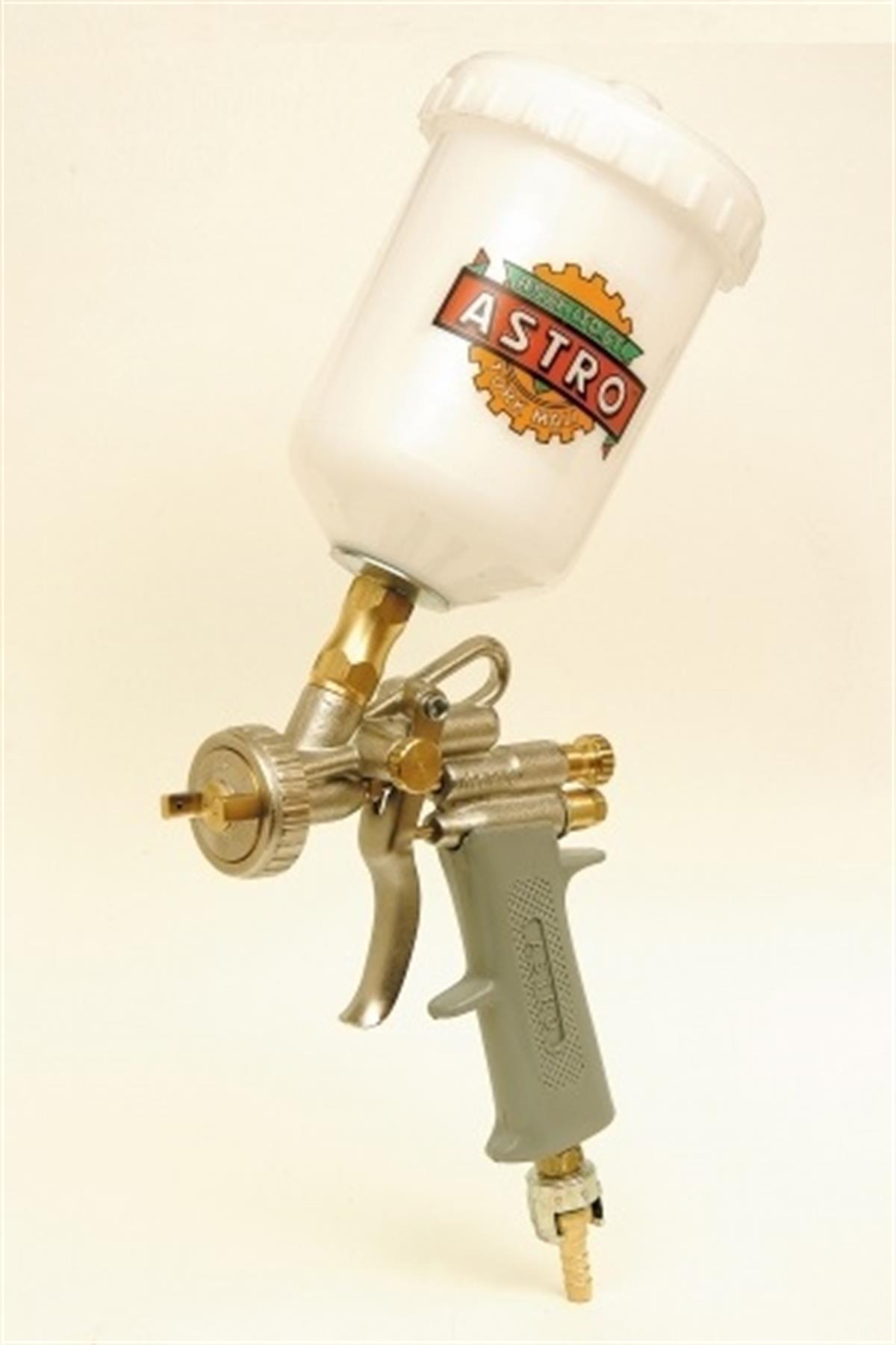 Asturo Paint Gun With Plastic Warehouse From Top