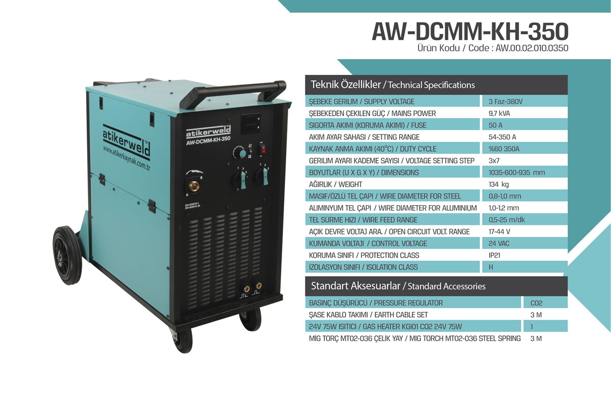 Atiker Submerged Welding Machine AW-DCMM-KH 350 AMP