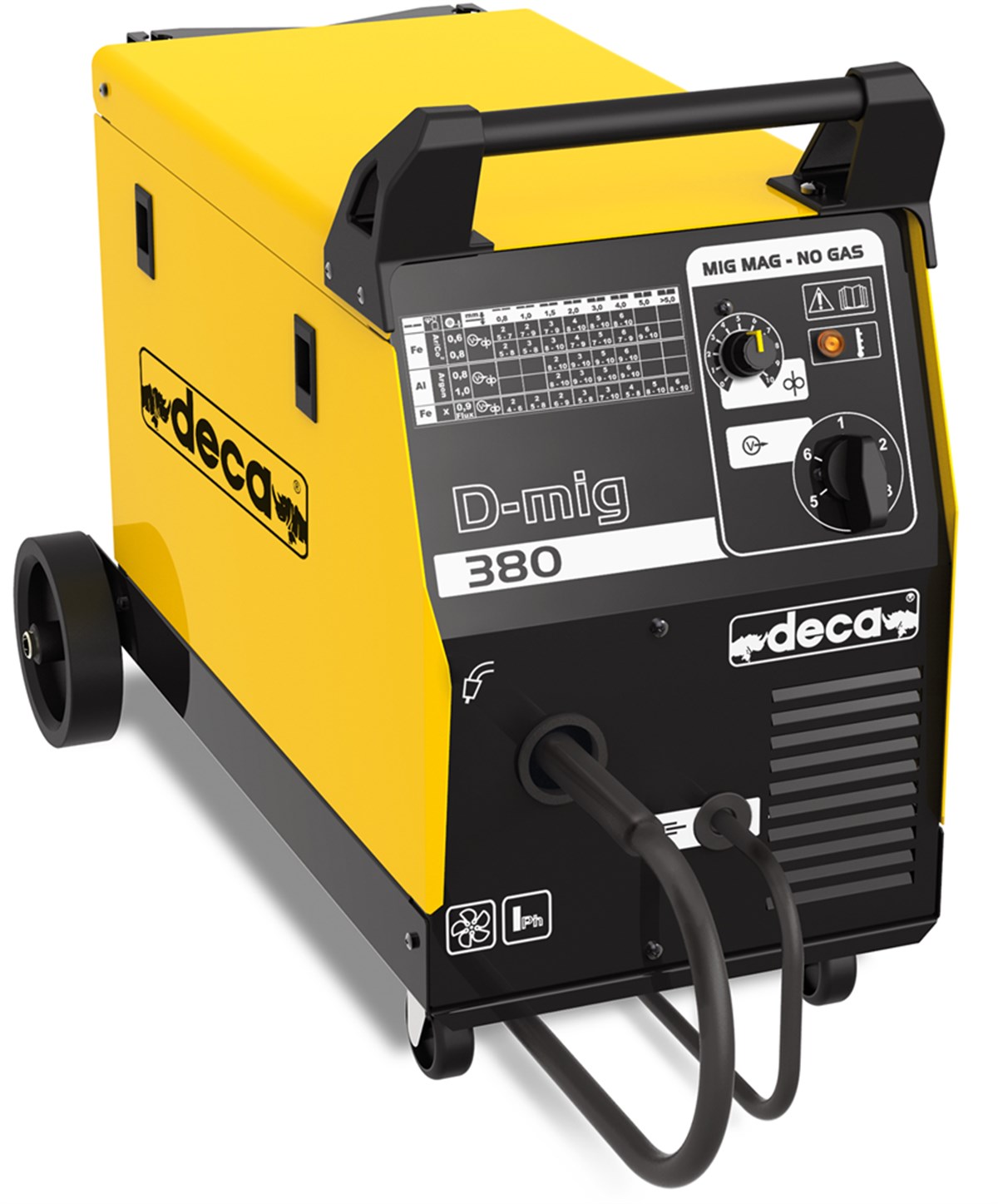 Deca D-Mig 380 Welding Machine Mig-Mag Surekli Wire Welding Gasless