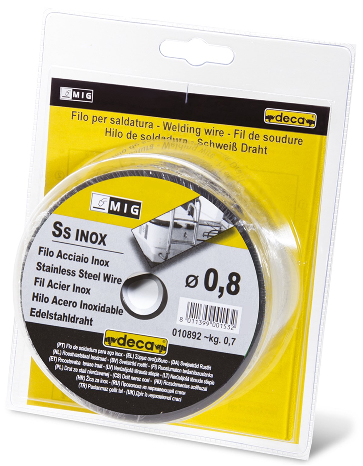 Deca Mig Welding Wire Stainless Steel 0.8MM 0.7KG