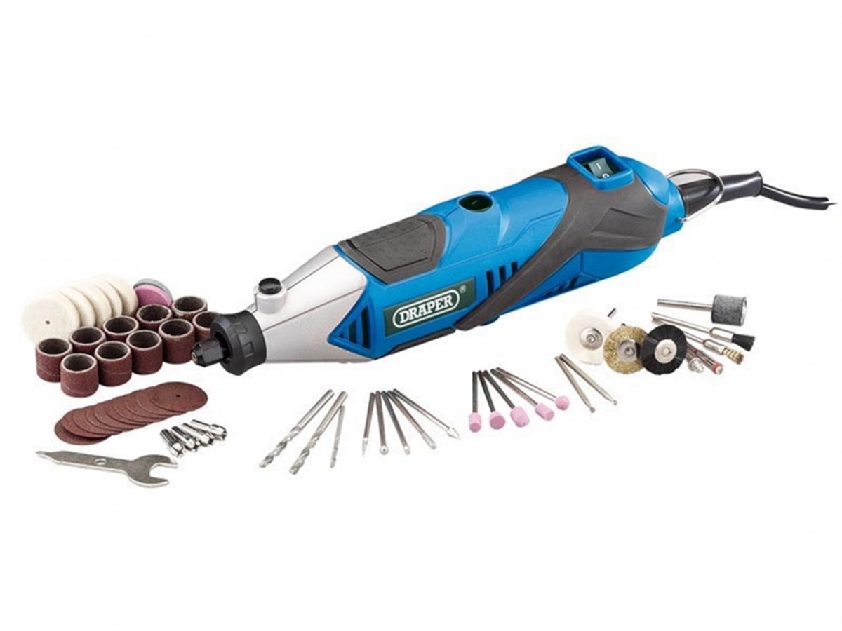 Draper Electric Multi Tool Grinder Set (57 Piece)