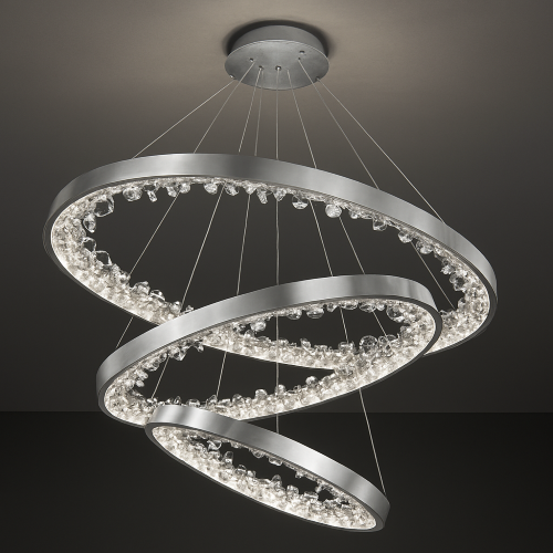 Pendant light Crystal Gear Silver LED CCT HY-L020 A4: