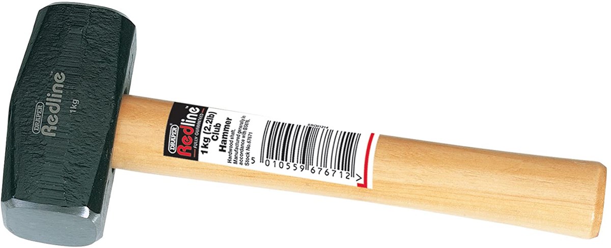 Draper Square Pulic Wood Handle 1Kg