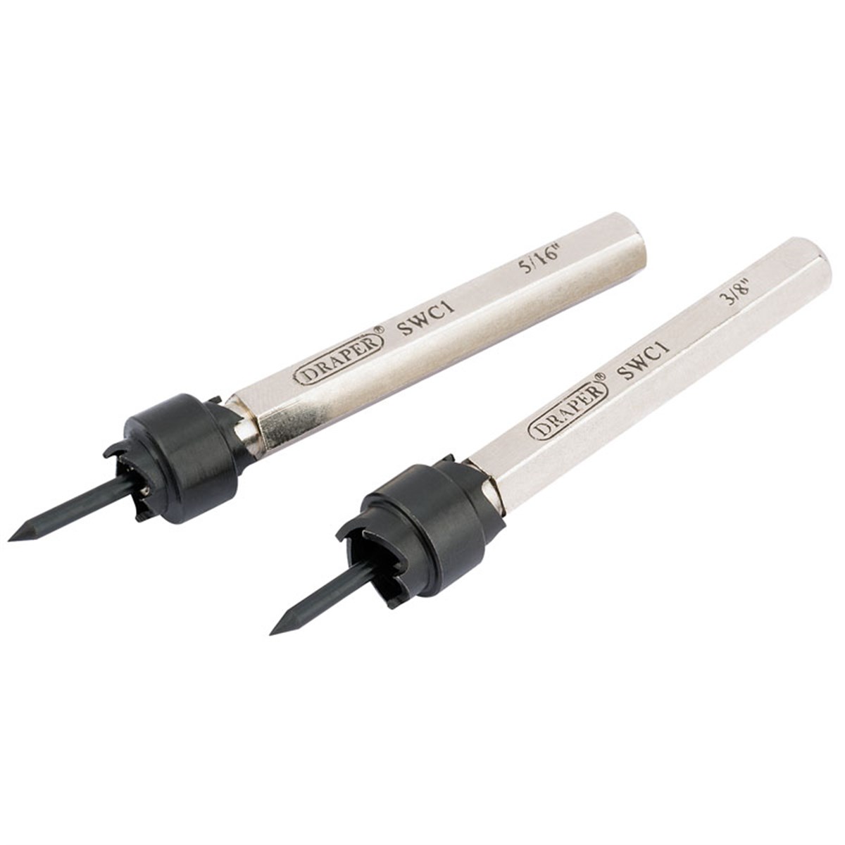 Draper Welding Spot Driller End Set 3/8 And 5/6 2 Piece