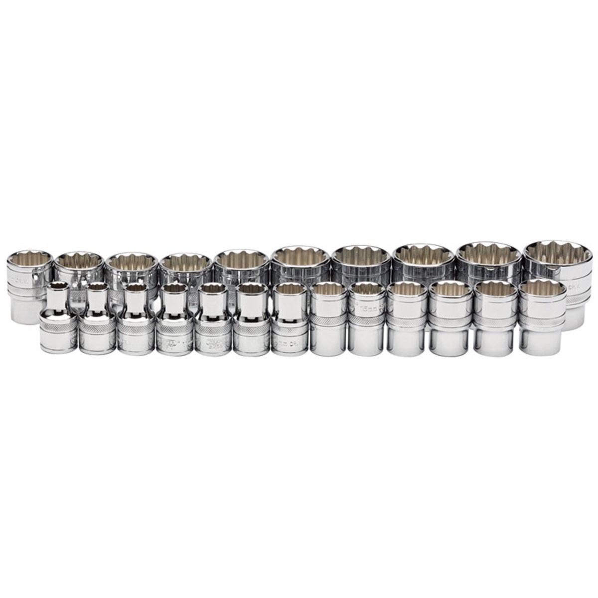 Draper Socket Baş Seti 12-Point 23 Piece 1/2''